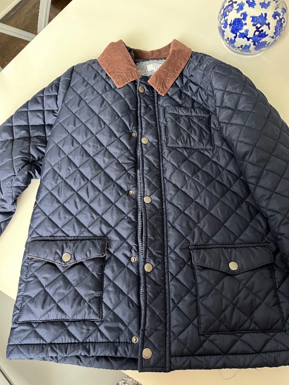Crown and Ivy Quilted jacket Kids size Large ! Worn Once ! Excellent condition!